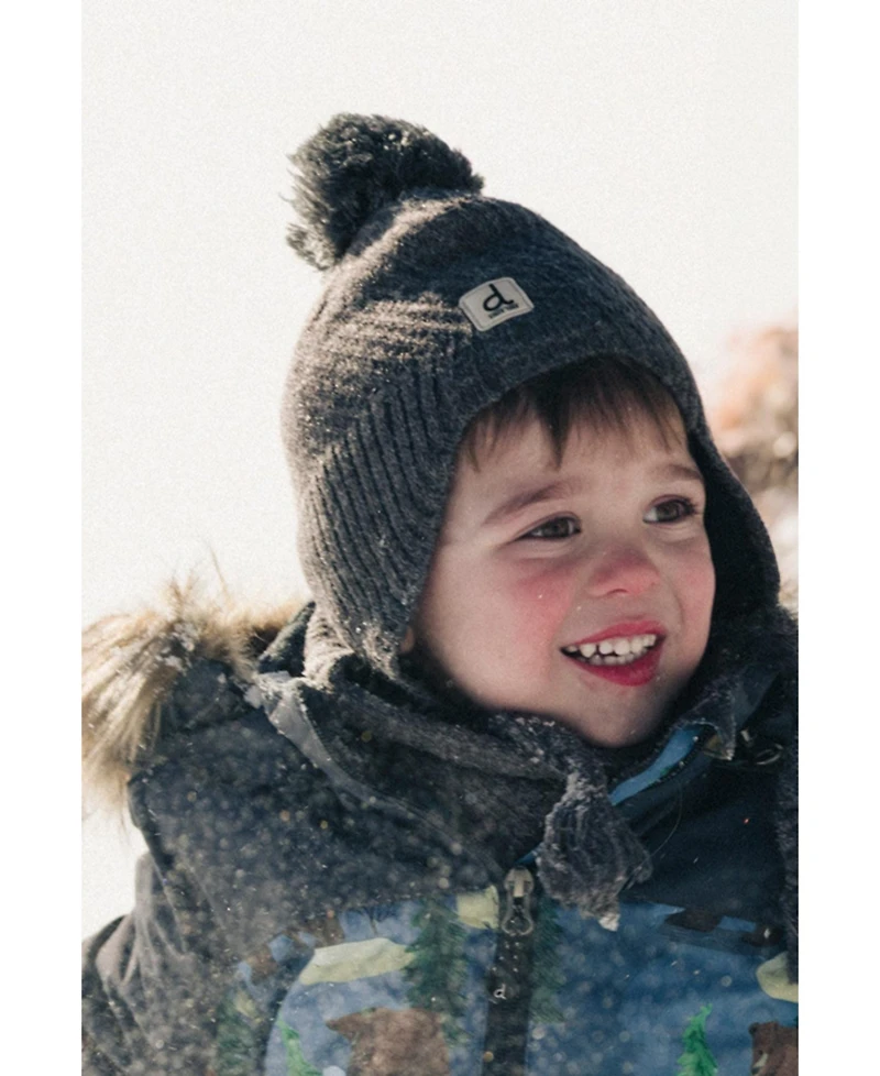 Deux par Deux Little and Big Boy ( 6 To 8 ) One Piece Discover Snowsuit Bear Print