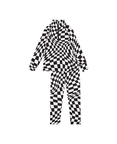 Deux par Deux Toddler Boy 2T -5T Two-Piece Thermal Underwear Checkered Print