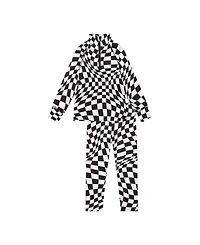 Deux par Deux Toddler Boy 2T -5T Two-Piece Thermal Underwear Checkered Print