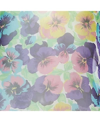 Pre-Owned Versace Women's Floral Print Silk Kaftan Top