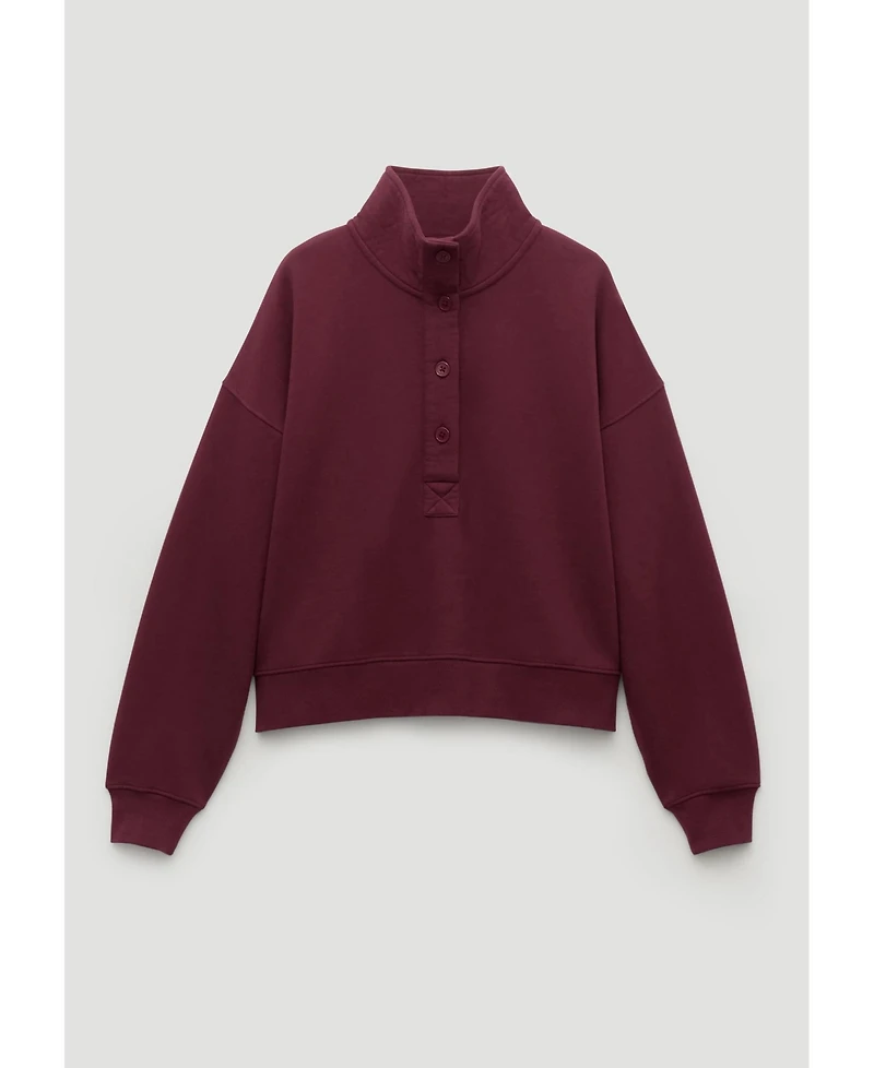 Hush Women's Hendrix Half Placket Sweatshirt