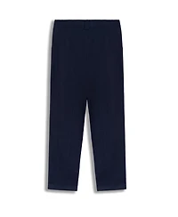 Nocturne Women's High-Rise Pleated-Front Tapered Linen Trousers