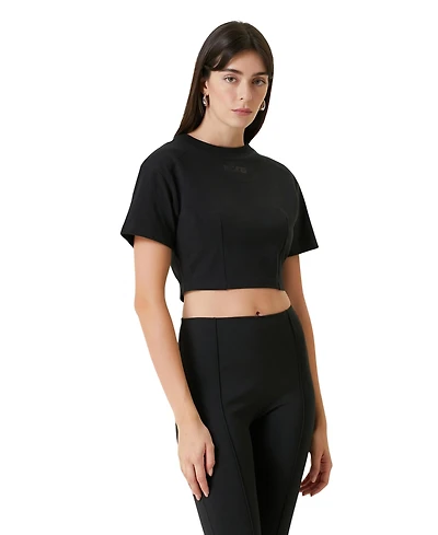 Pcfg Women's Free Heaven Cotton Cropped T-Shirt