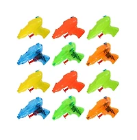 homfan 12 Pack of Mini Spray Water Launchers – Assorted Plastic Blaster Soaker Toys – Great for Pool, Beach, Party Treats – Safe Nozzles