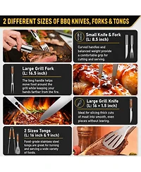 Xdovet Grill Accessories Bbq Tools Stainless Steel Set
