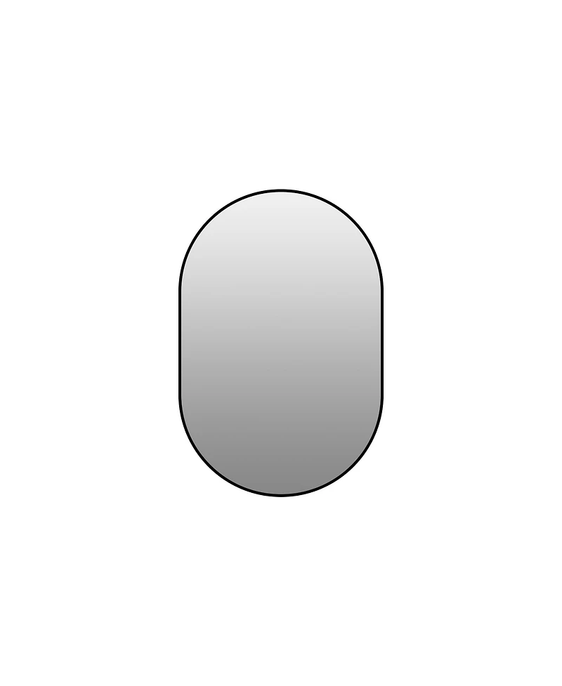Busdays 36x24 Inch Bathroom Vanity Mirror Wall Mounted Framed Vertical or Horizontal Hanging Modern Hd Mirror for Bedroom Entryway