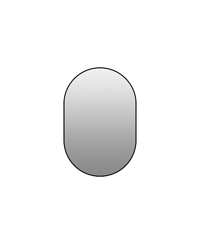 Busdays 36x24 Inch Bathroom Vanity Mirror Wall Mounted Framed Vertical or Horizontal Hanging Modern Hd Mirror for Bedroom Entryway