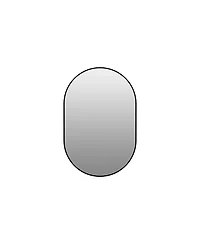 Busdays 36x24 Inch Bathroom Vanity Mirror Wall Mounted Framed Vertical or Horizontal Hanging Modern Hd Mirror for Bedroom Entryway