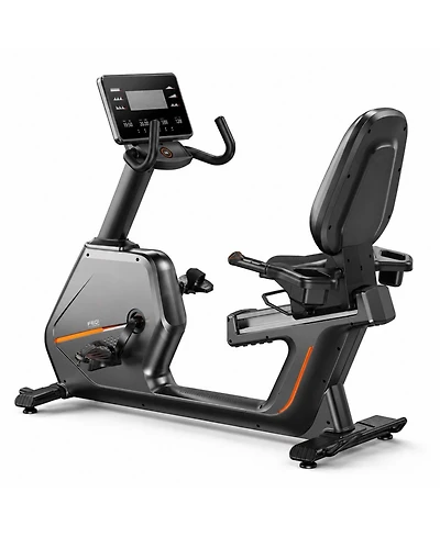 Fed Fitness RE3 Recumbent Exercise Bike Ultra Commercial Grade 24 Level Electromagnetic Resistance Bluetooth and Kinomap App Compatible