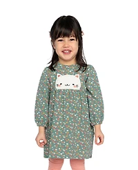 Deux par Deux Baby Girls ( 12 M to 24 M ) Cotton Printed Dress Floral Print