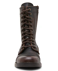 Steve Madden Women's Yukon Lace-Up Combat Booties
