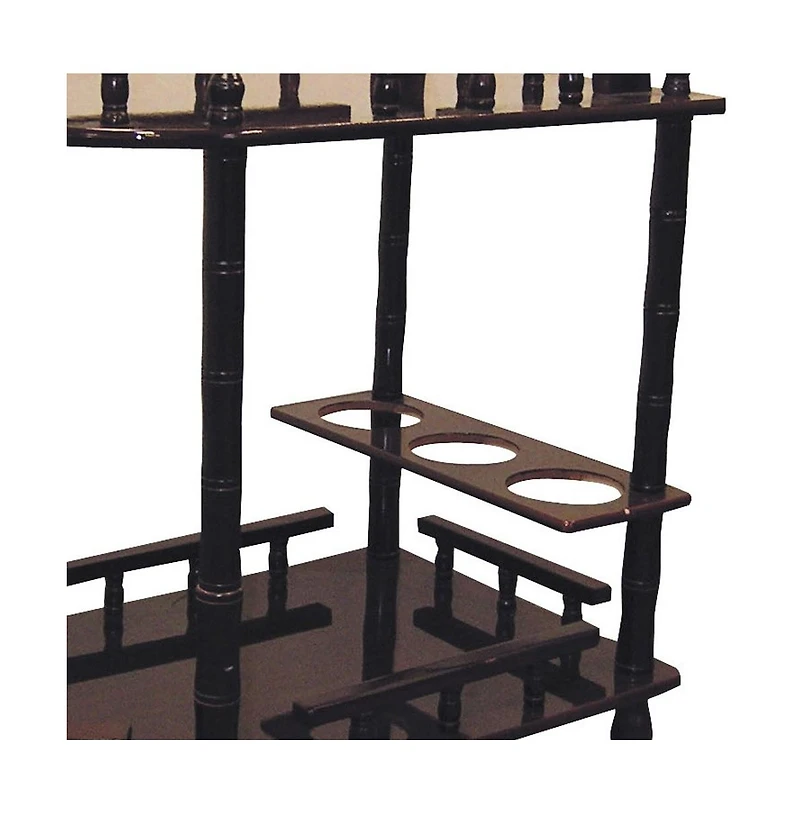 HomeRoots 24" Rolling Bar Cart