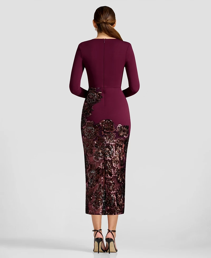 Dress the Population Women's Mara Bodycon Long Sleeve