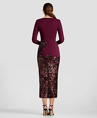 Dress the Population Women's Mara Bodycon Long Sleeve