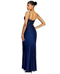 Alex & Sophia Juniors V-Neck Dress