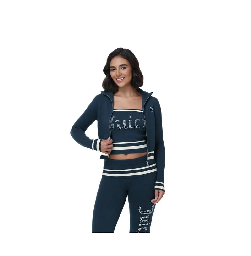 Juicy Couture Women's Strapless Fleece Tube Top
