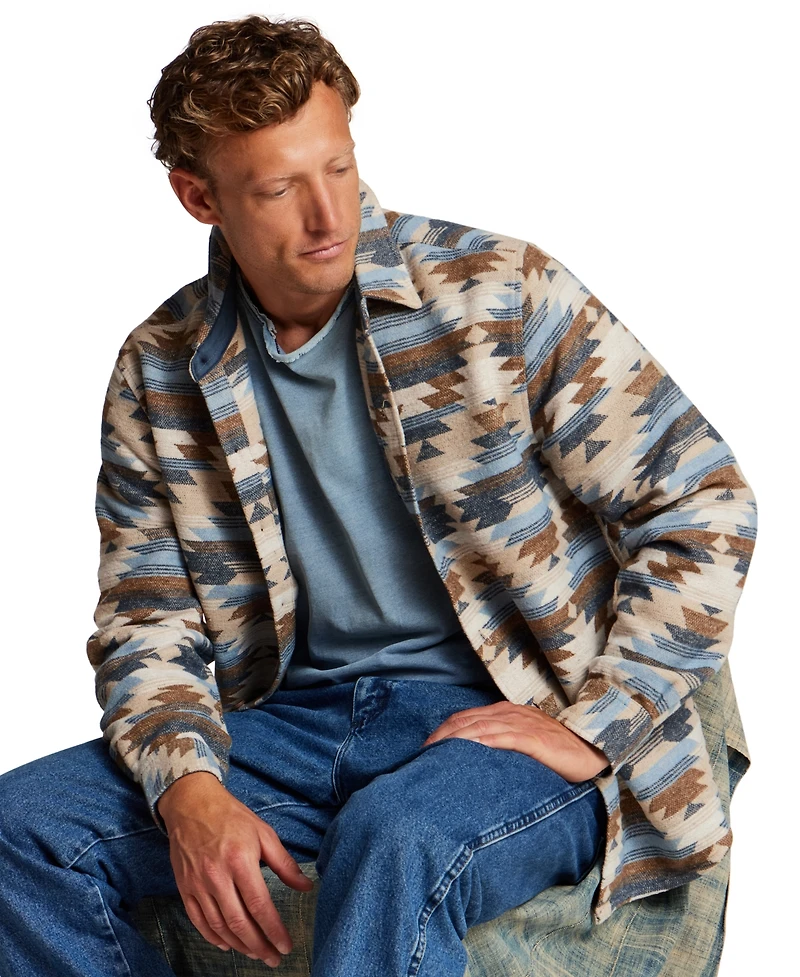 Weatherproof Vintage Men's Unlined Southwest Shirt Jacket