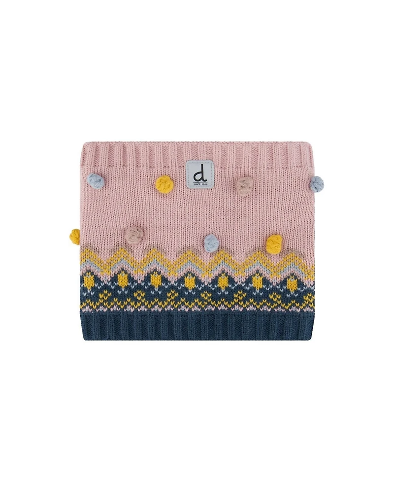 Deux par Deux Toddler Girl(2-4) Winter Knit Neckwarmer