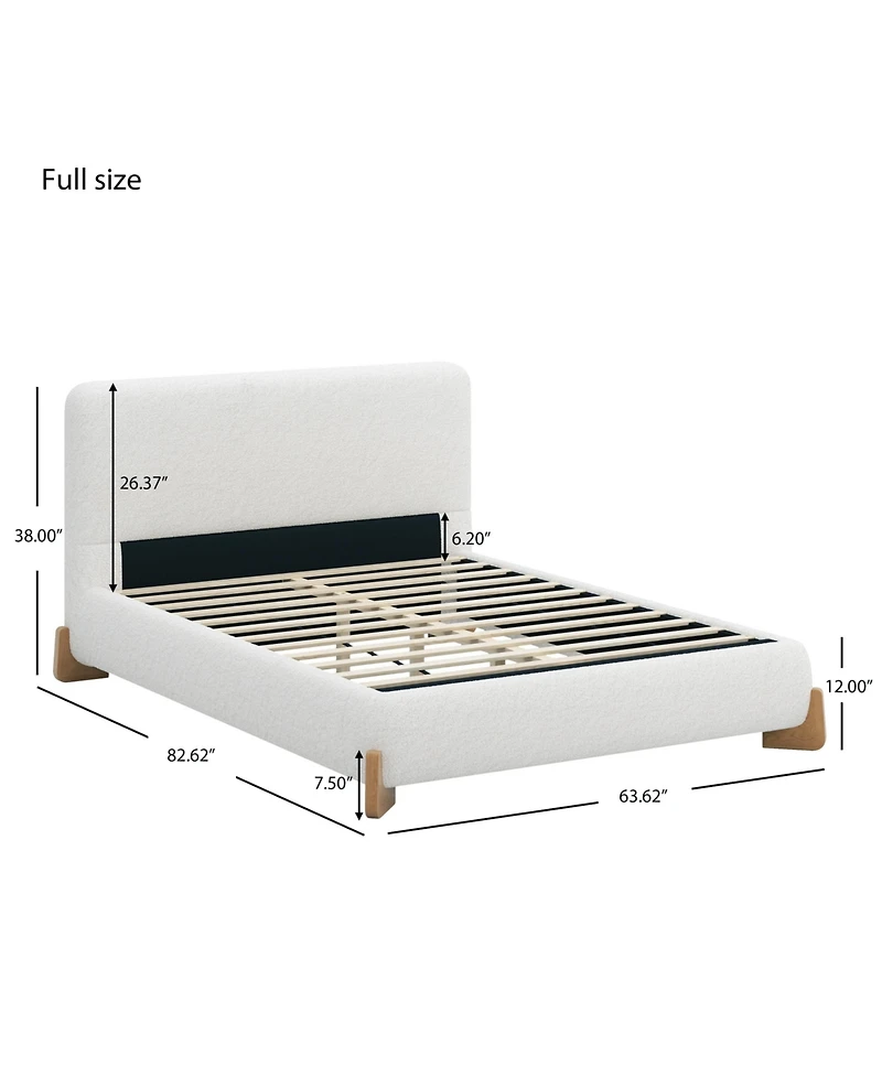 Boyel Living Upholstered Bed, A Luxurious and Comfortable Bedroom Centerpiece, Full Size