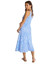 Tommy Bahama Women's Printed V-Neck Swim Cover-Up Dress