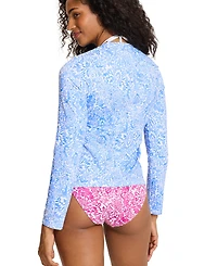 Tommy Bahama Women's Long-Sleeve Crewneck Rashguard