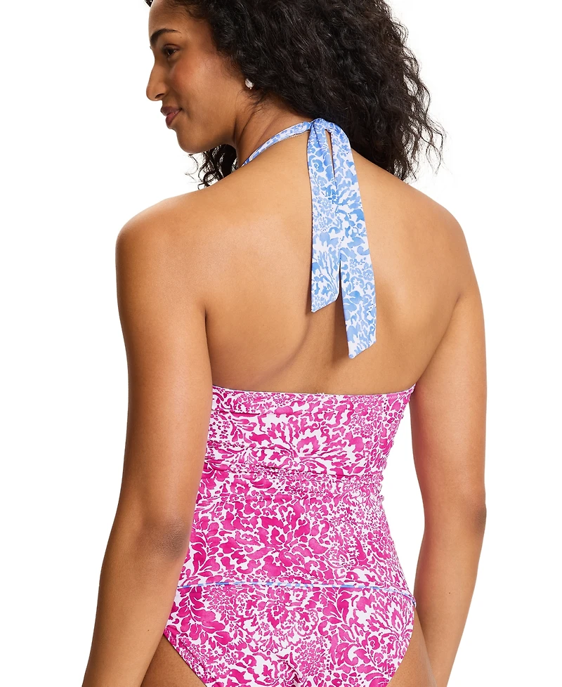 Tommy Bahama Women's Reversible V-Neck Tankini Top