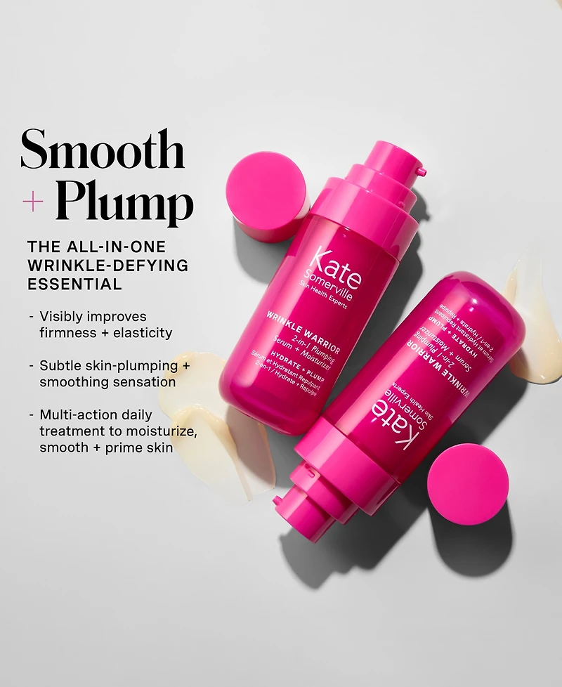 Kate Somerville Wrinkle Warrior 2-in-1 Plumping Moisturizer + Serum, 1.7 oz.