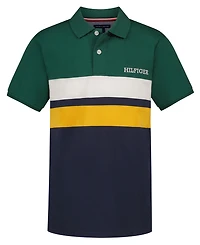 Tommy Hilfiger Boys' 2T-7 Paneled Short-Sleeve Polo Shirt