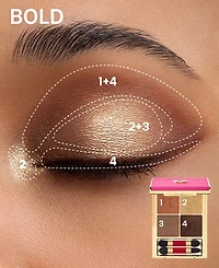 Carolina Herrera Eyeconica Quad Eyeshadow Palette, 0.16 oz.