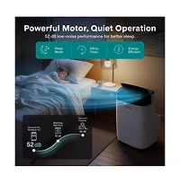 SereneLife 8,000 Btu Portable Air Conditioner with Fan, Dehumidifier, Remote and Window Installation Kit