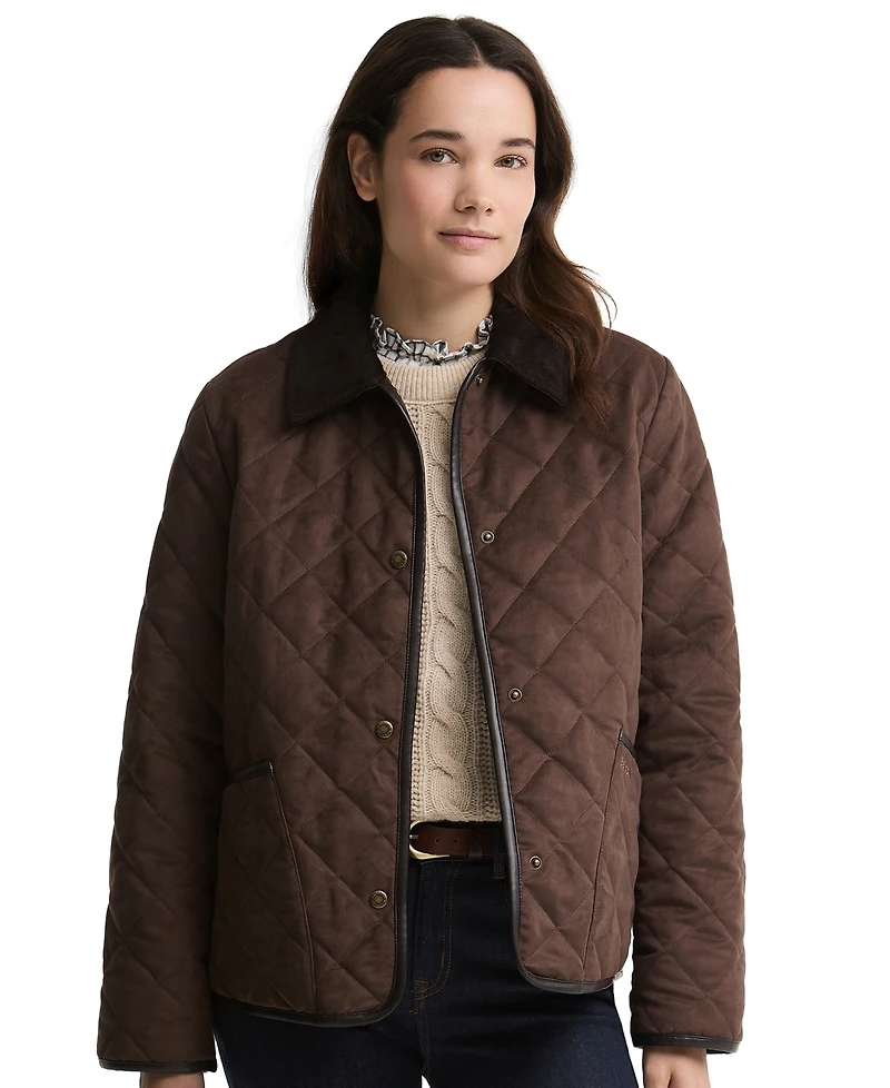 Barbour Women's Sonya Quilted Snap-Button Jacket