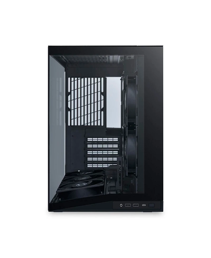 Lian-Li O11D Mini V2 Tempered Glass Pc Case with Fans, Compatible with Atx, M-atx, and Mini-itx Motherboards