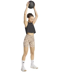 adidas Women's Farm Rio Mid-Rise Slim Bike Shorts, 7" Inseam