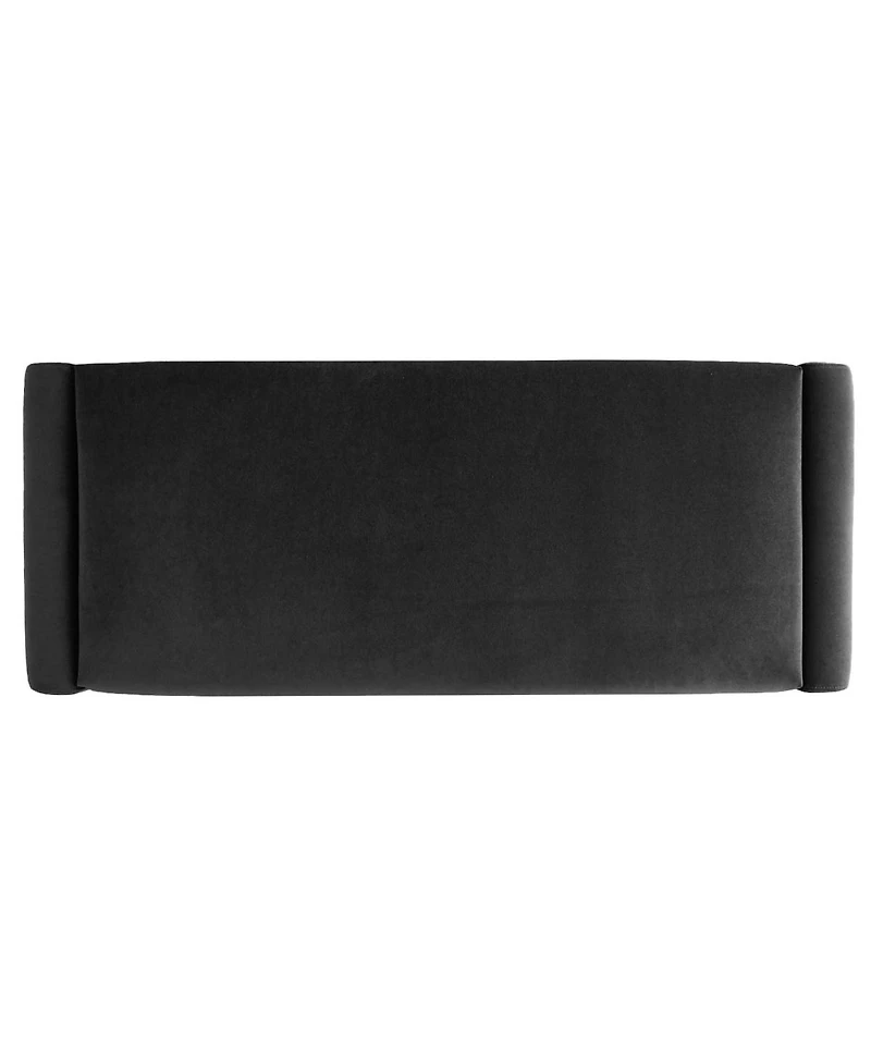 47" Velvet Benches Look, Waterfall Upholstered Bench-Maison Boucle
