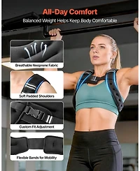 Sevorley 6 lb Weighted Vest for Men and Women, Adjustable Fitness Training Vest