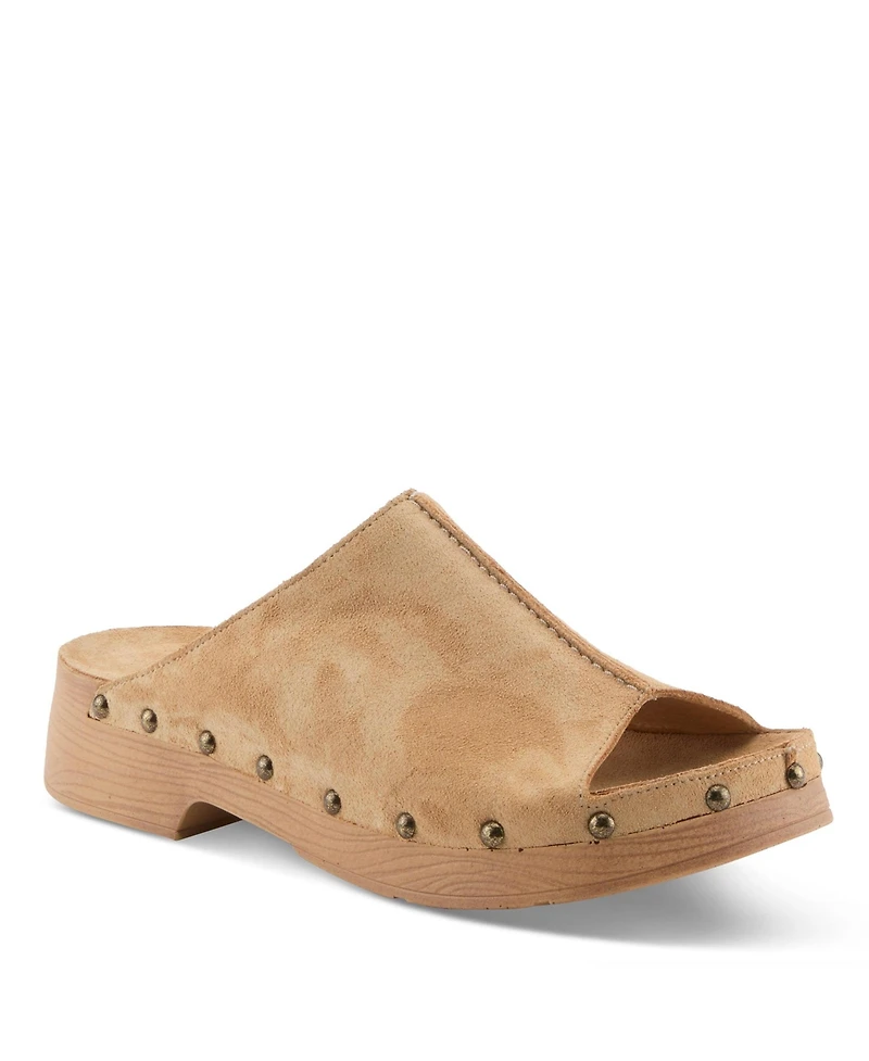 Spring Step Women's Emberlyn Wedge Soft Suede with Upper