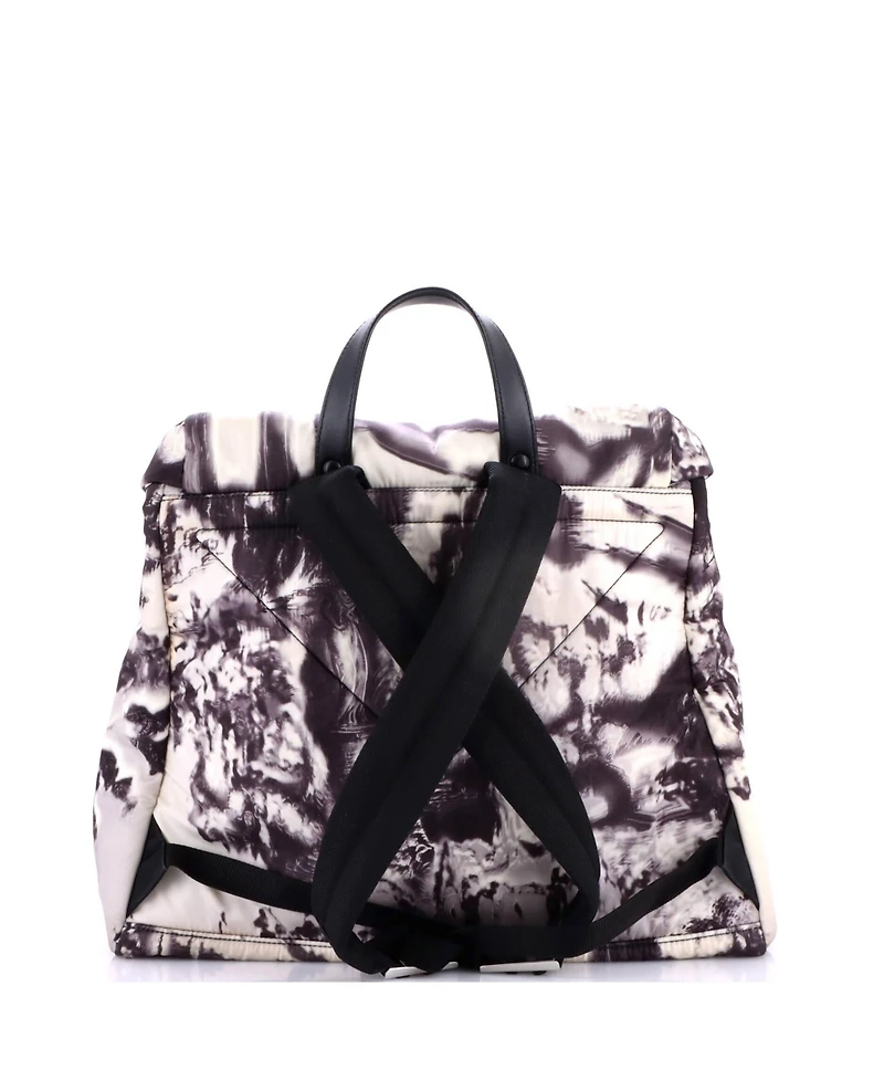 Pre-Owned Prada Signaux Backpack Printed Nylon