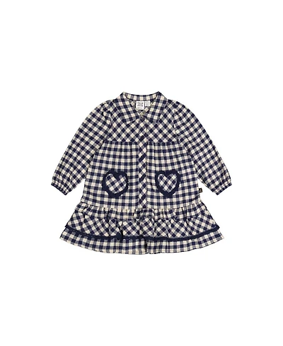 Deux par Toddler Girls 2T-5T Shirt Dress with Frills