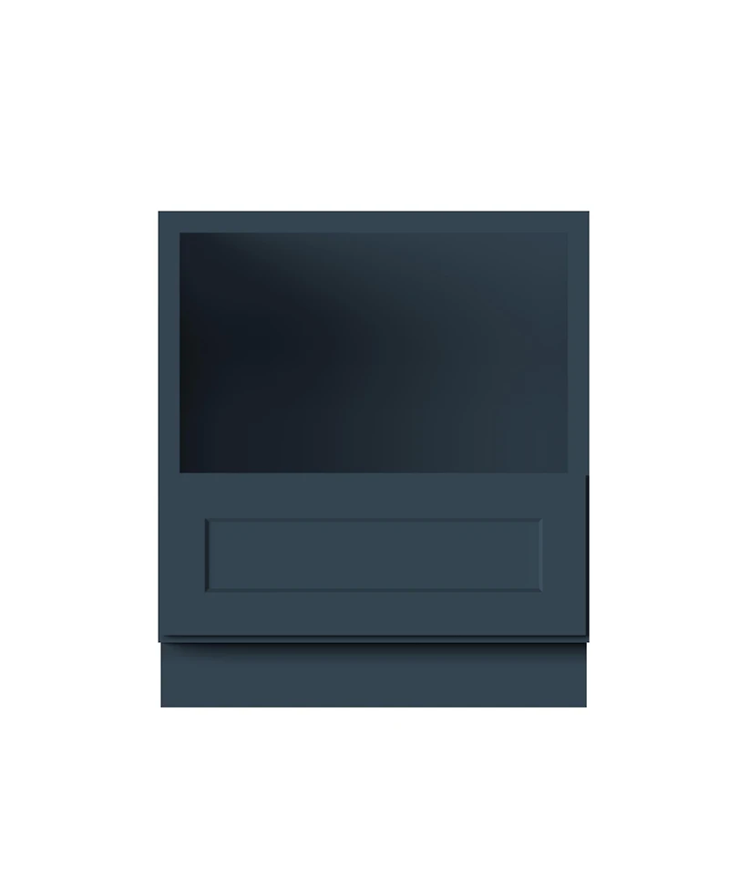 Boyel Living 30 Inch Base Microwave Cabinet, Kitchen Cabinet with Solid Wood Frame, Soft-Close Hardware