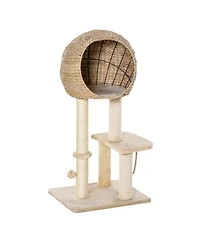 Ruie 39 inch Cat Tree Tower with Sisal Scratching Posts and Condo