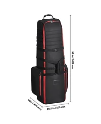 Sevorley Soft-Sided Golf Travel Bag with Wheels, 1800D Padded Club Case