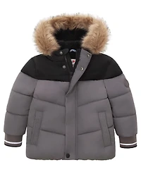 Rokka&Rolla Toddler Boys Fleece Lined Puffer Jacket Coat 2T-5T