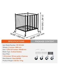 Sevorley Rolling Sports Ball Storage Cart, Lockable Steel Ball Cage Organizer with Elastic Straps and Wheels