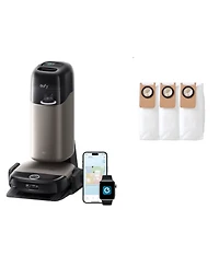 eufy Robot Vacuum and Mop Combo S2 Omni and Official Dust Bag Accessories, 30,000 Pa, Long-Lasting Suction