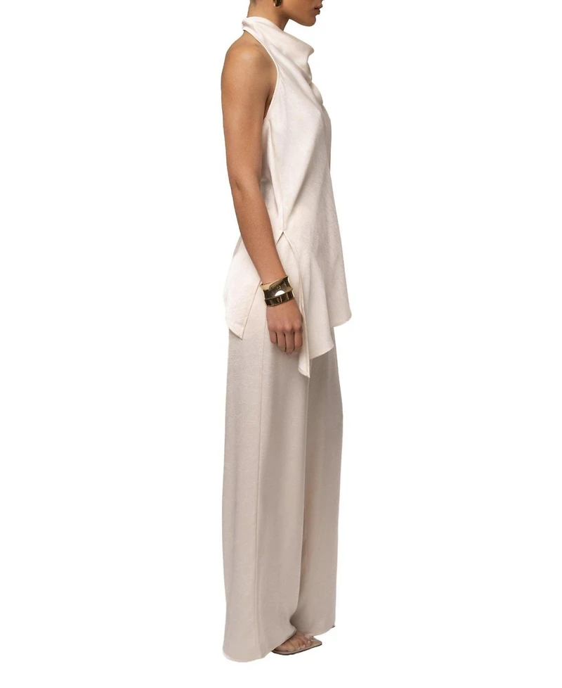 Jluxlabel Women's Draped Satin Pant Set