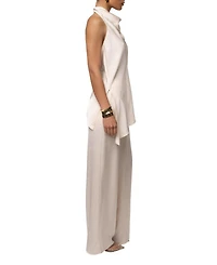 Jluxlabel Women's Draped Satin Pant Set
