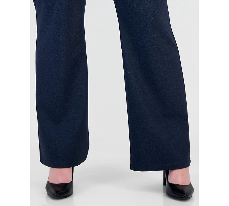 Jones New York Plus Size Ff Lexington Bootleg High-Waisted Jeans