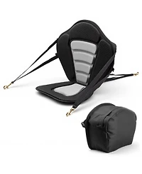 Sevorley Universal Kayak Seat with Back Support, 0.5" Padded Cushion with Storage Bag and Adjustable Straps