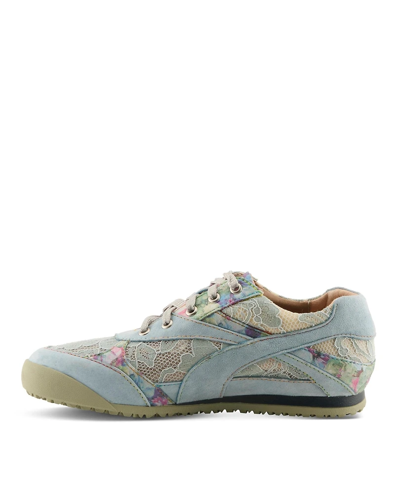 L'Artiste Women's Wavehello Fashion Sneaker with Cushioned Insole