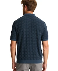 Tommy Bahama Men's Textured Johnny Collar Polo Shirt